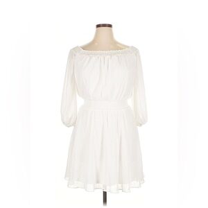 White Off-Shoulder Dress